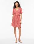 Vigrace V-Neck S/s Short Dress - Noos