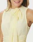 May Solid Chiffon Dress