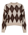 Vimony Check Knit Pullover /tx