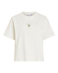 Vimonie Floral Emb S/s O-Neck/r