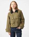 RIVERA CANVAS BOXY JACKET