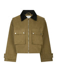 RIVERA CANVAS BOXY JACKET