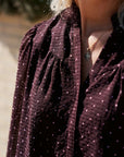 Astrida Dotted Blouse