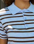Mulann Polo Knit Blouse
