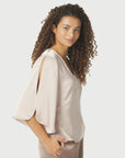 Remana Heavy Sateen Blouse