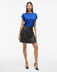 Vipen Coated Skater Skirt - Noos