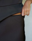 Vicky Heavy Sateen Skirt