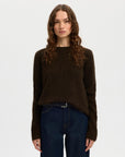 Slflulu Brushed Ls Knit O-Neck