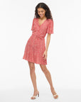 Vigrace V-Neck S/s Short Dress - Noos