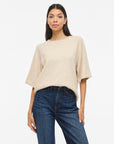 Viliga 2/4 O-Neck Knit Top - Noos