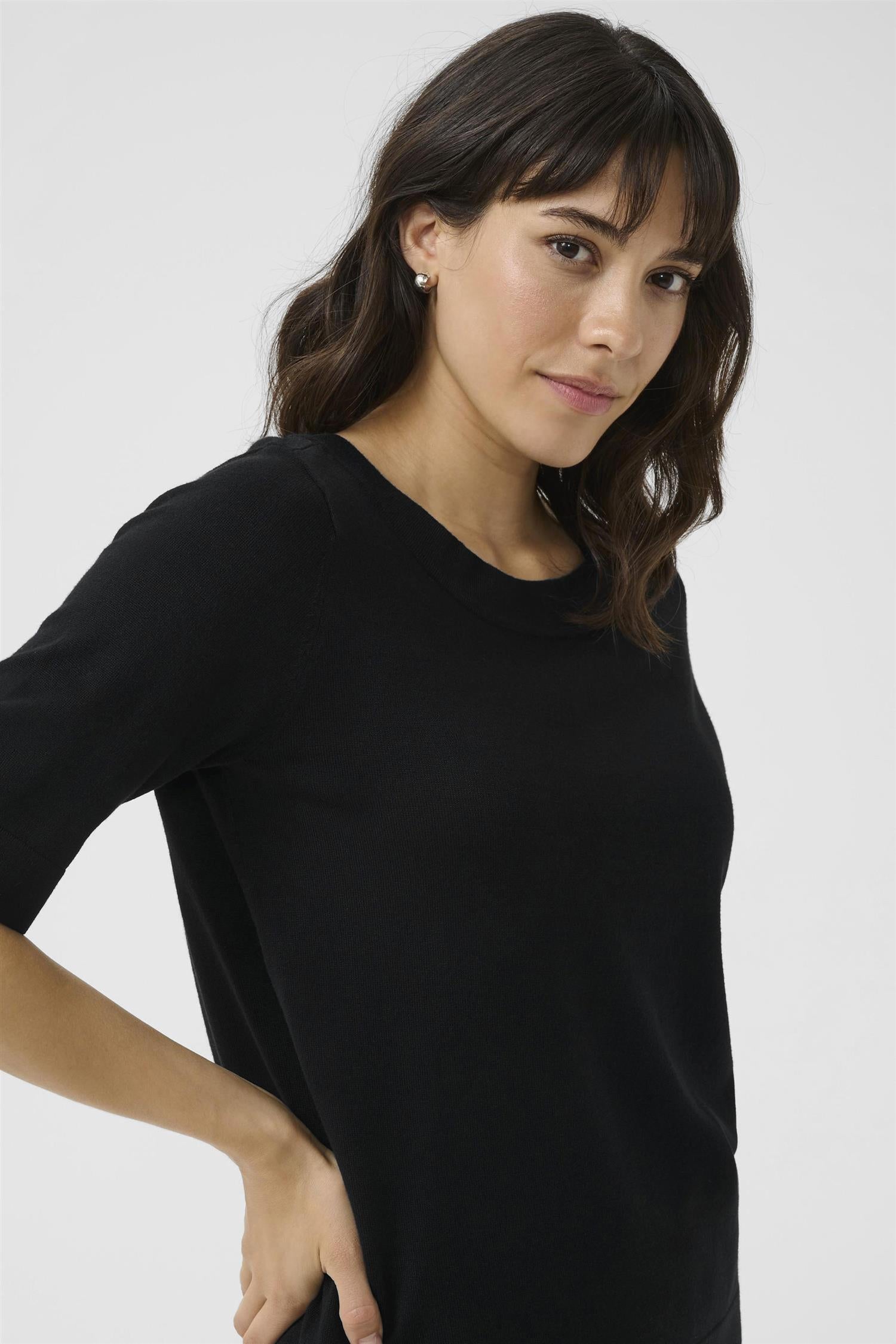 Kalizza Boatneck Solid Pullover
