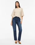 Viliga 2/4 O-Neck Knit Top - Noos