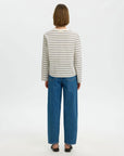 Slwessential Ls Striped Boxy Tee Noos