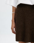 Slflulu Brushed Hw Knit Skirt