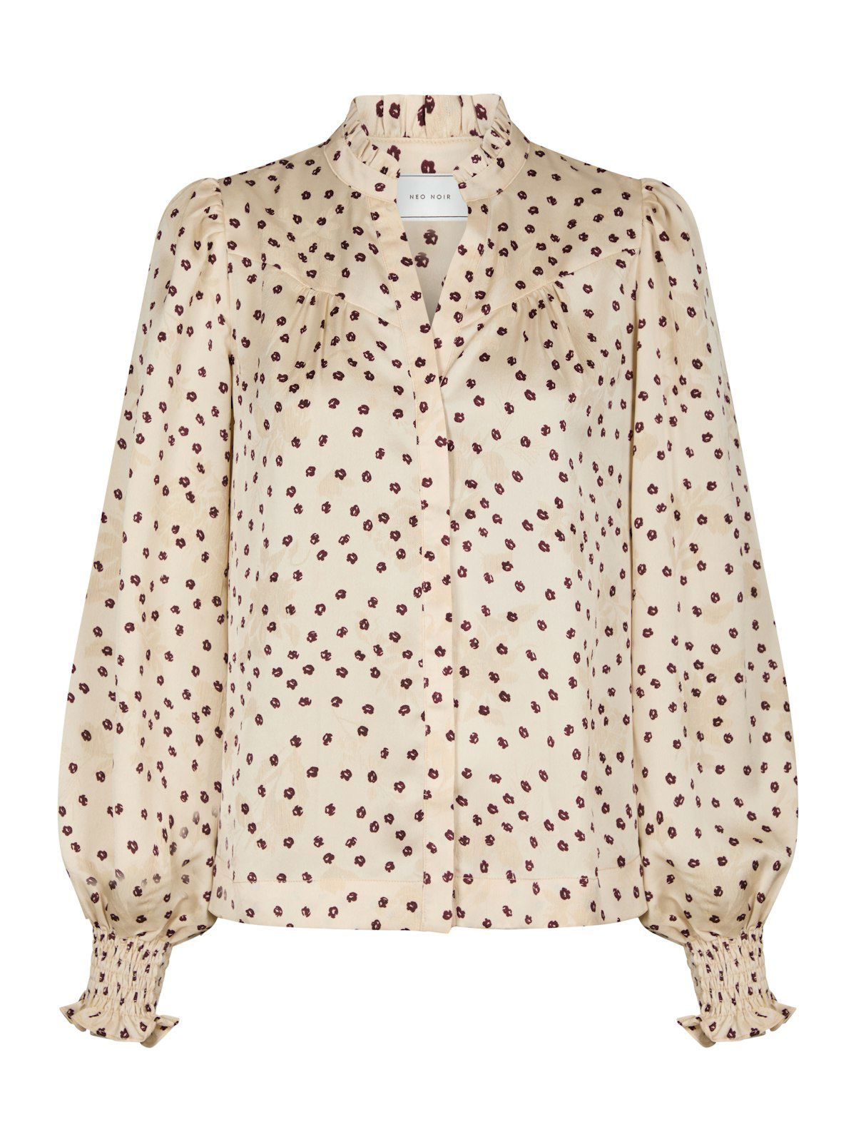 Astrida Flower Jacquard Blouse