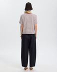 Slwessential Ss Striped Boxy Tee Noos