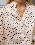 Astrida Flower Jacquard Blouse