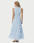 Marli Solid Chiffon Dress