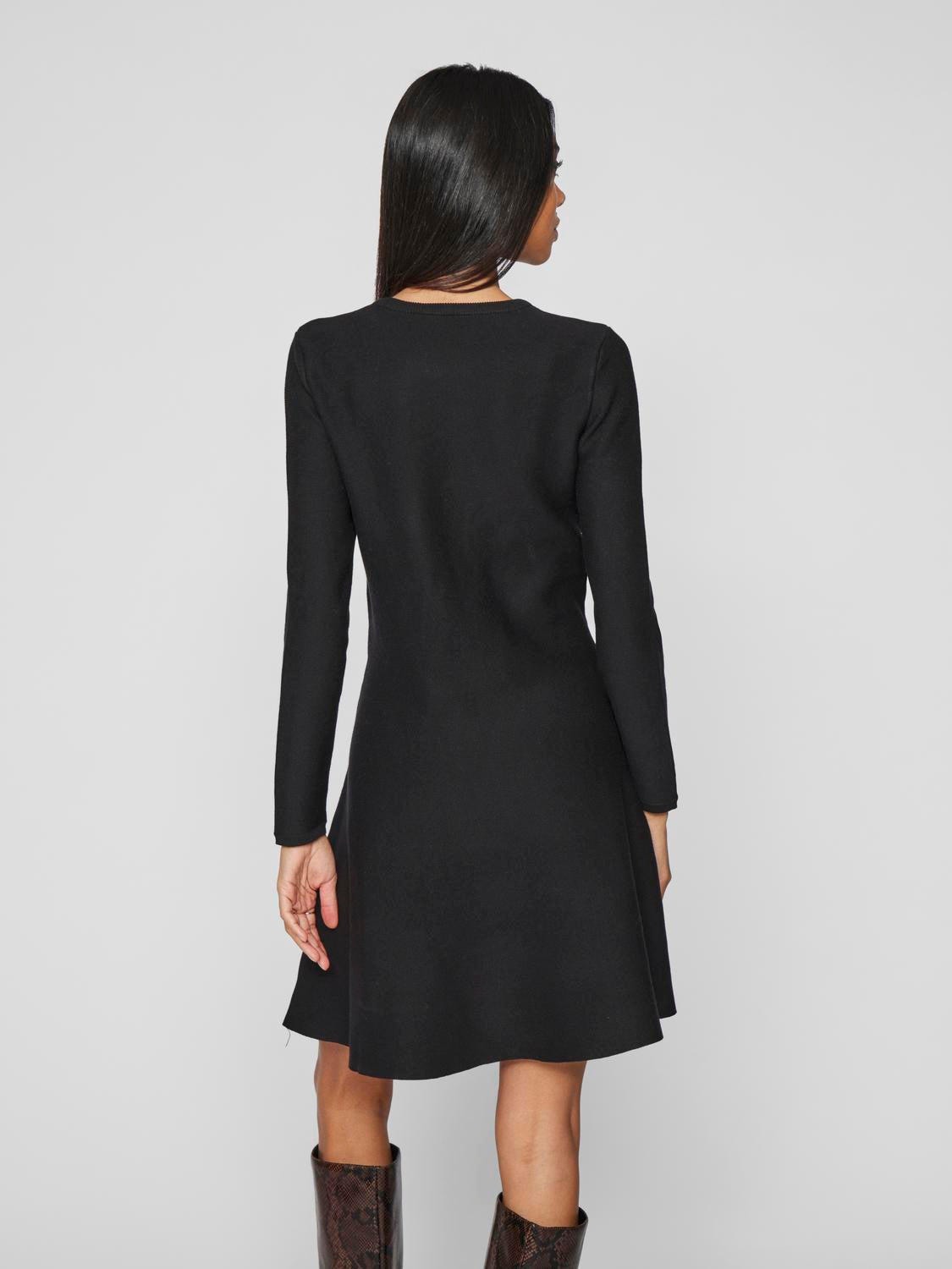 Visway L/s O-Neck Skater Knit Dress/1