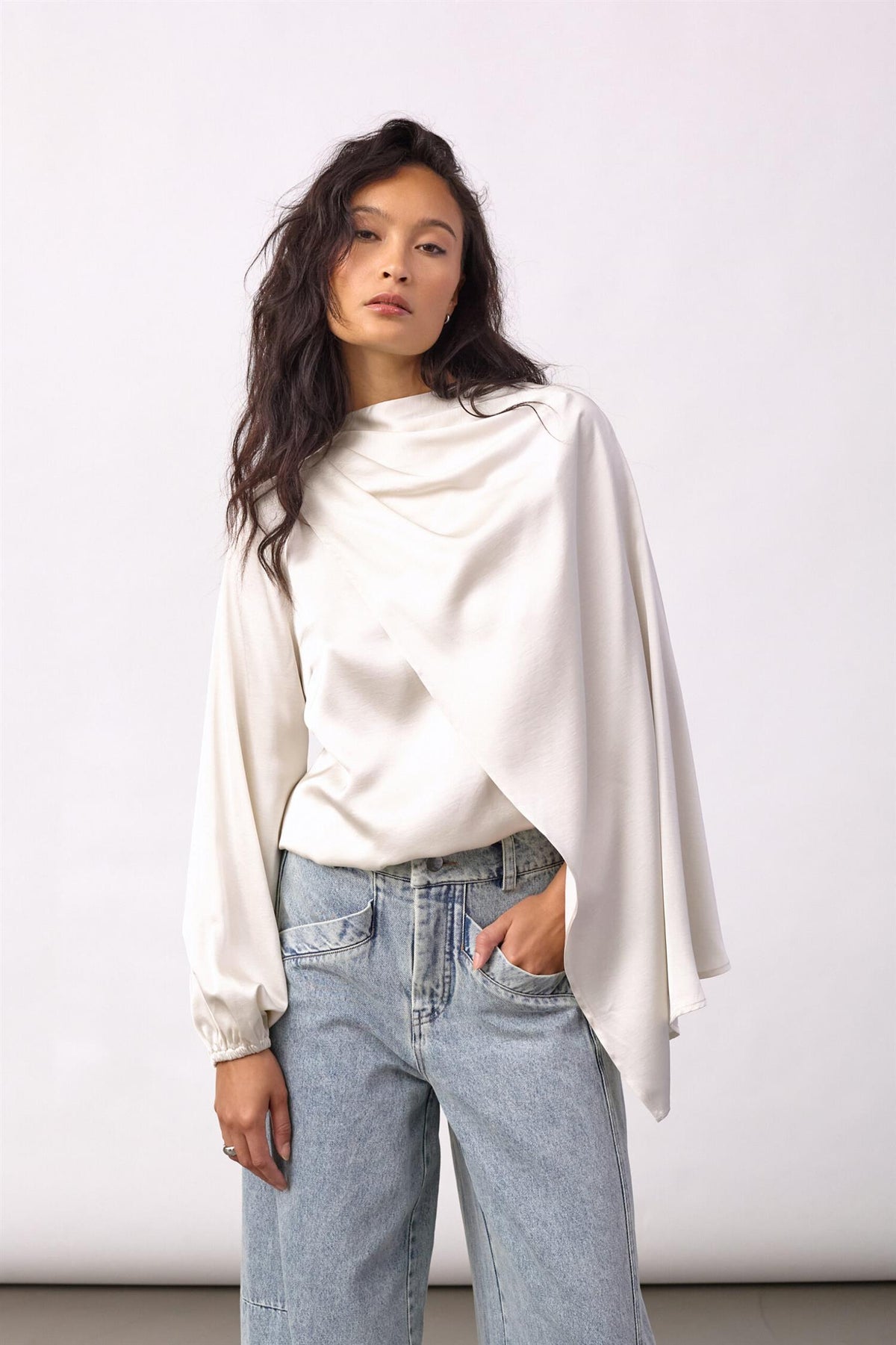 Iduncc Cape Ls Blouse