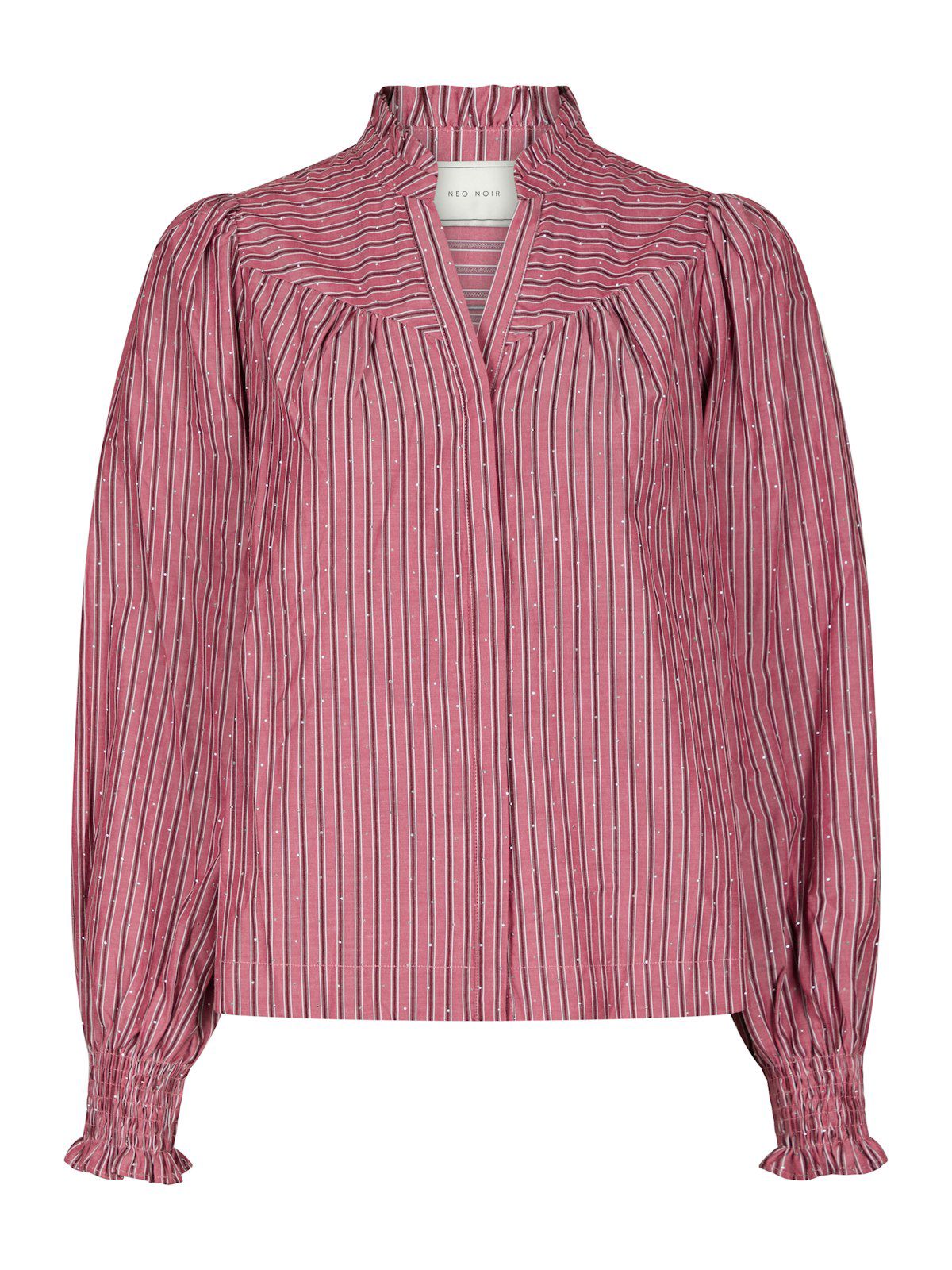 Astrida Soft Stripe Stone Blouse