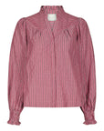 Astrida Soft Stripe Stone Blouse