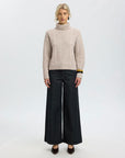 Slwland Ls Knit Cable Roll Neck