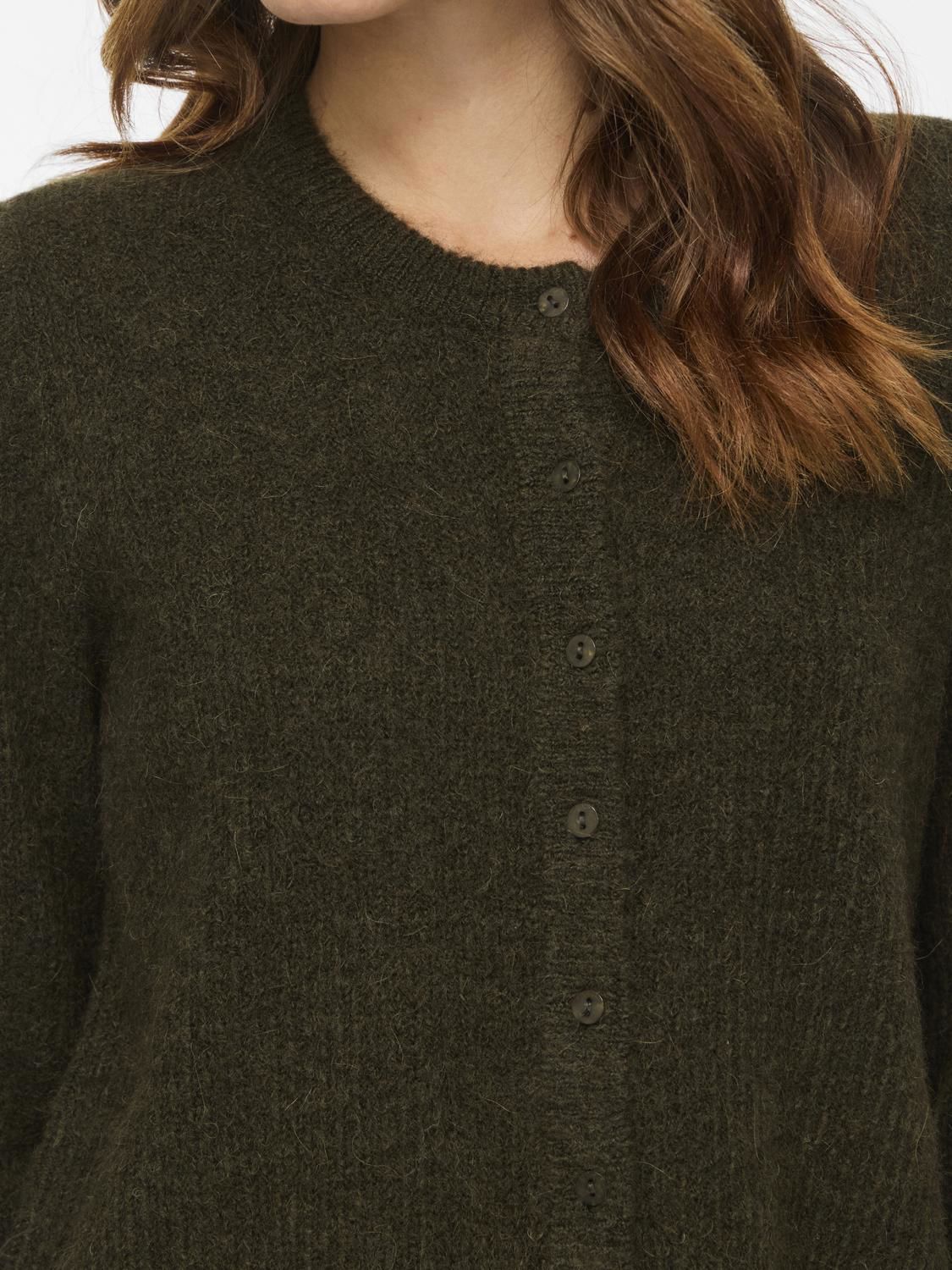 Vilory O-Neck L/s Knit Cardigan-Noos