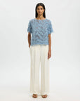 Slfmyline Ss Boat Neck Top B