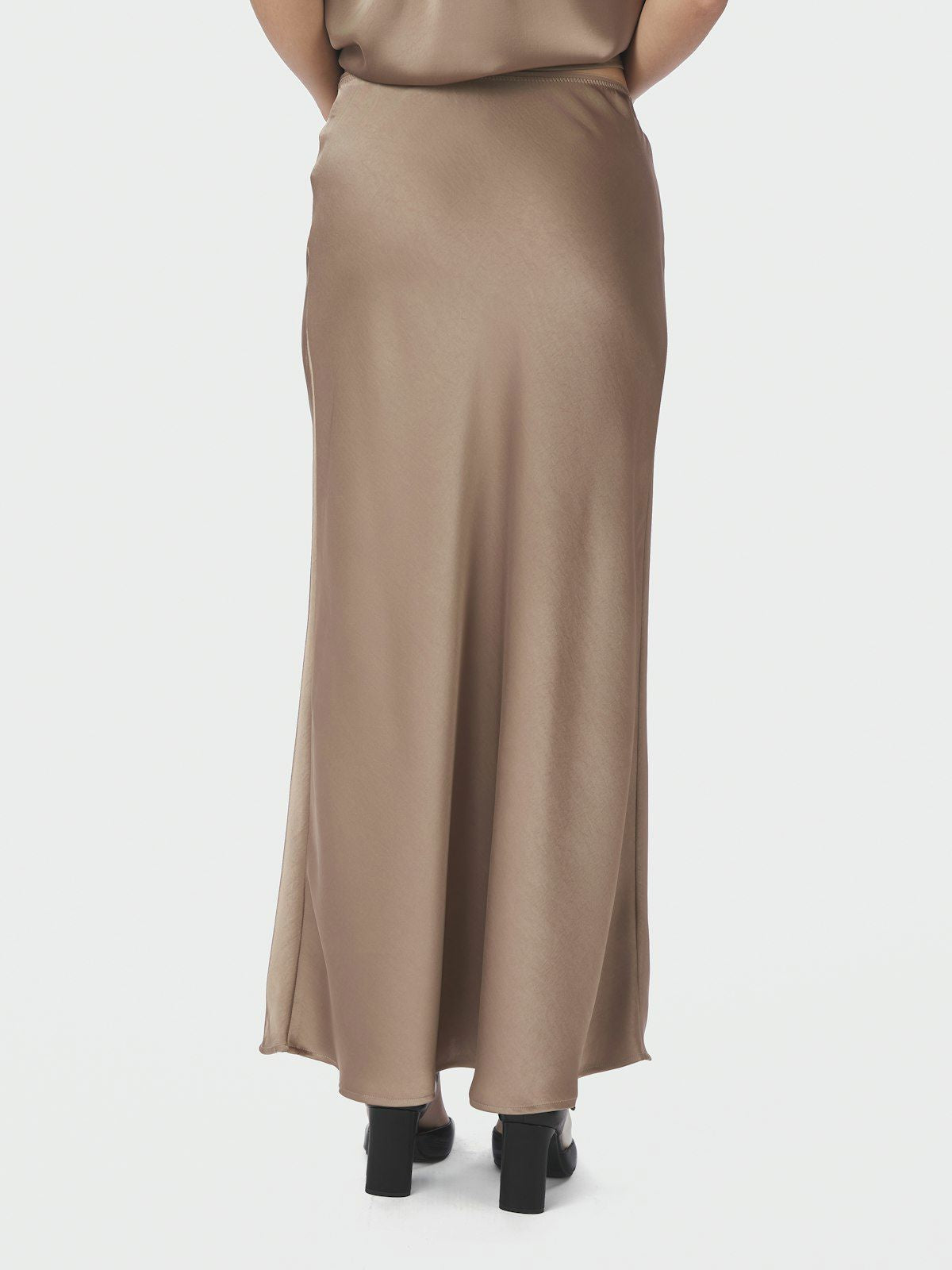 Vicky Heavy Sateen Skirt