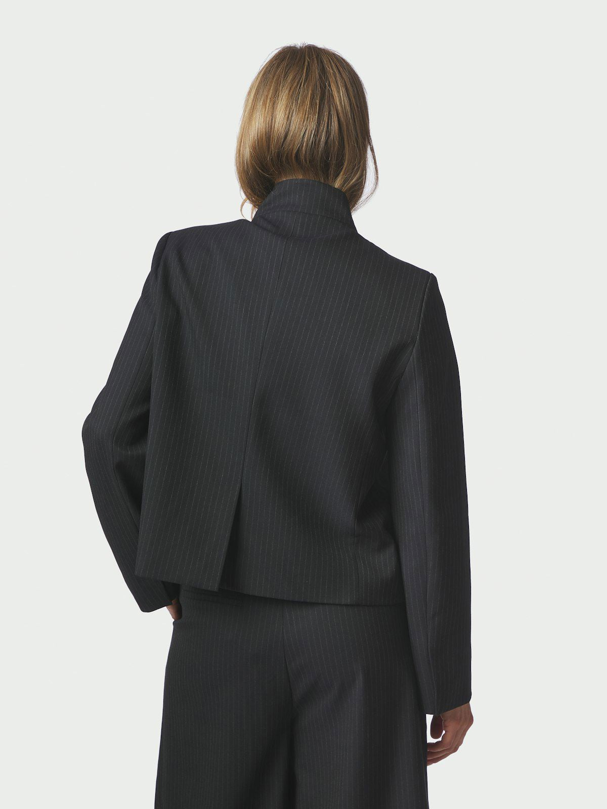 Tiria Slim Pinstripe Blazer