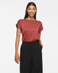 Viellette S/s Satin Top - Noos