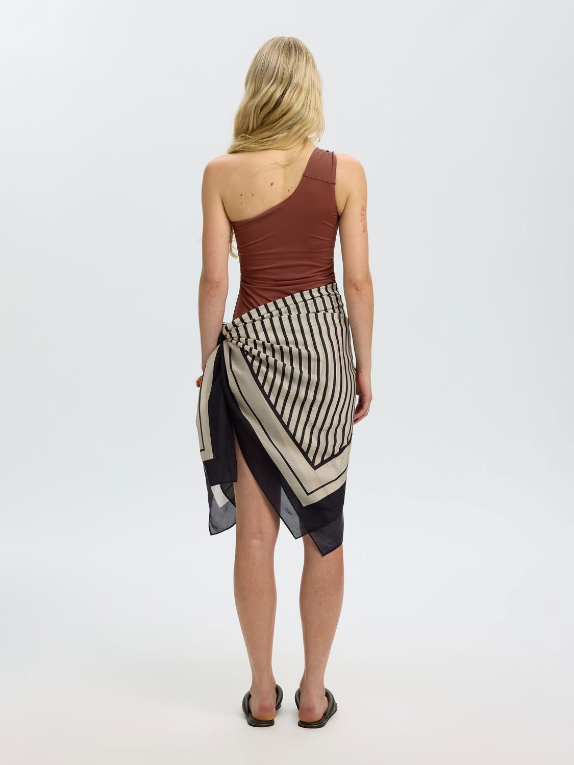 Slfbari One Shoulder Swimsuit