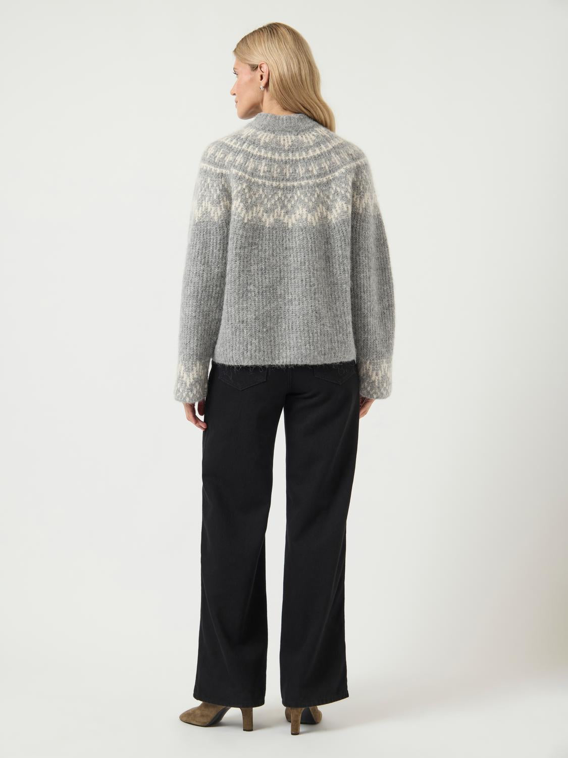 Yasliri Ls Wool Blend Knit Pullover