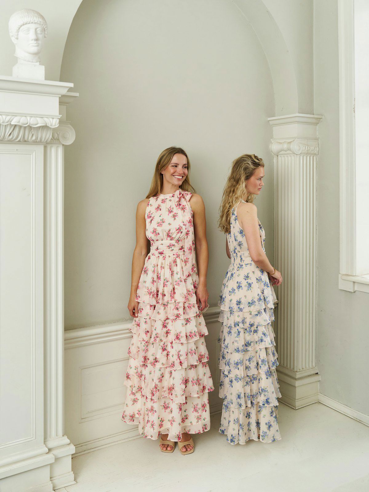 Marli Amazing Chiffon Rose Dress
