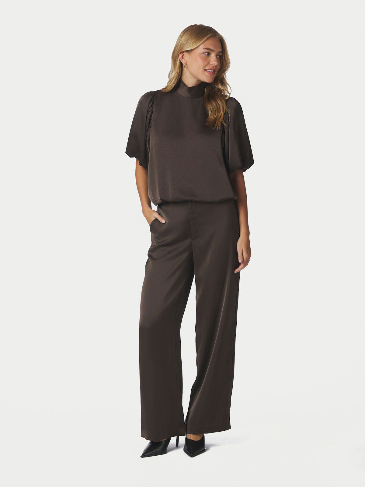 Parisa Heavy Sateen Blouse