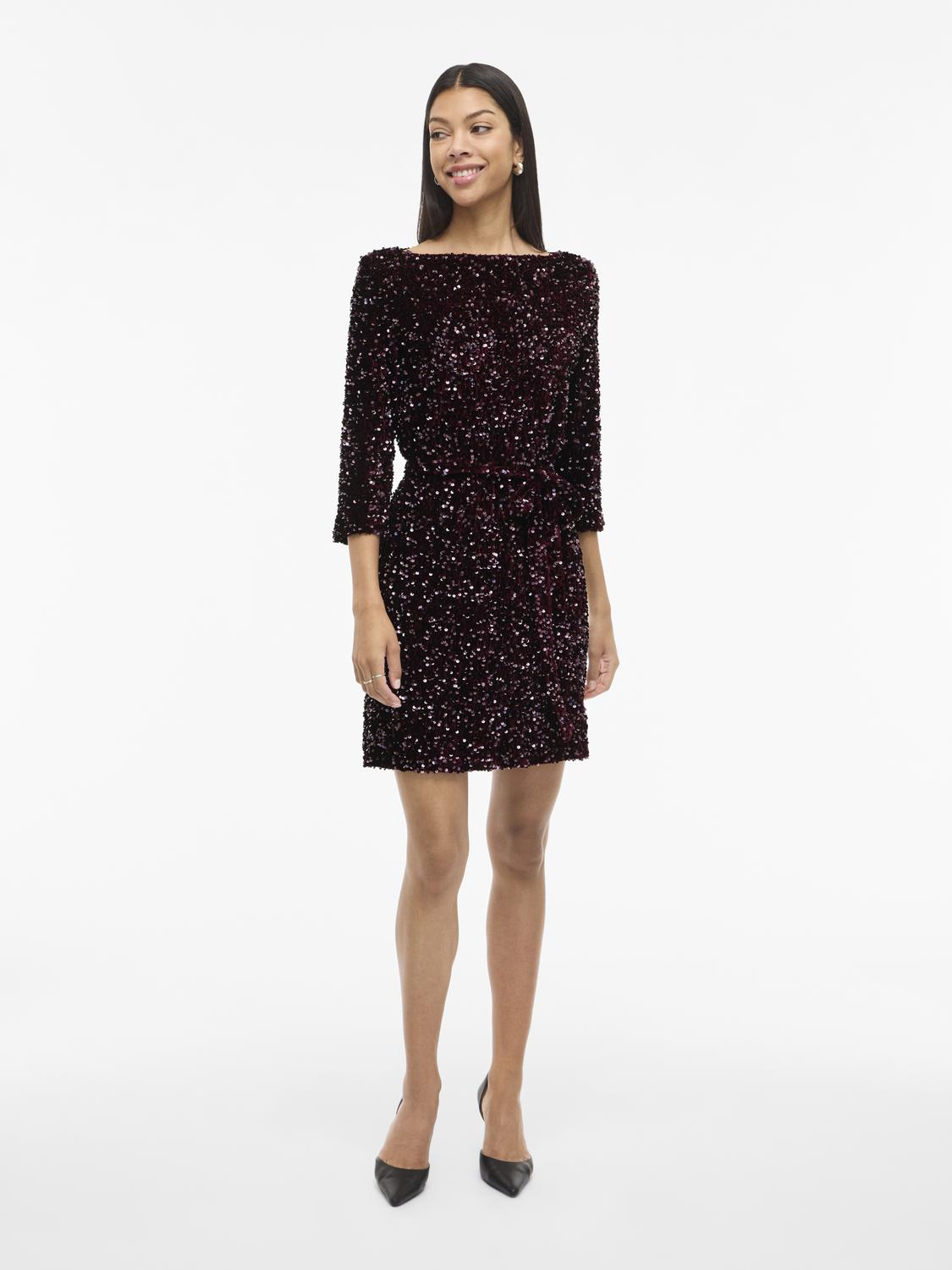 Vifaith Boatneck 3/4 Dress/r