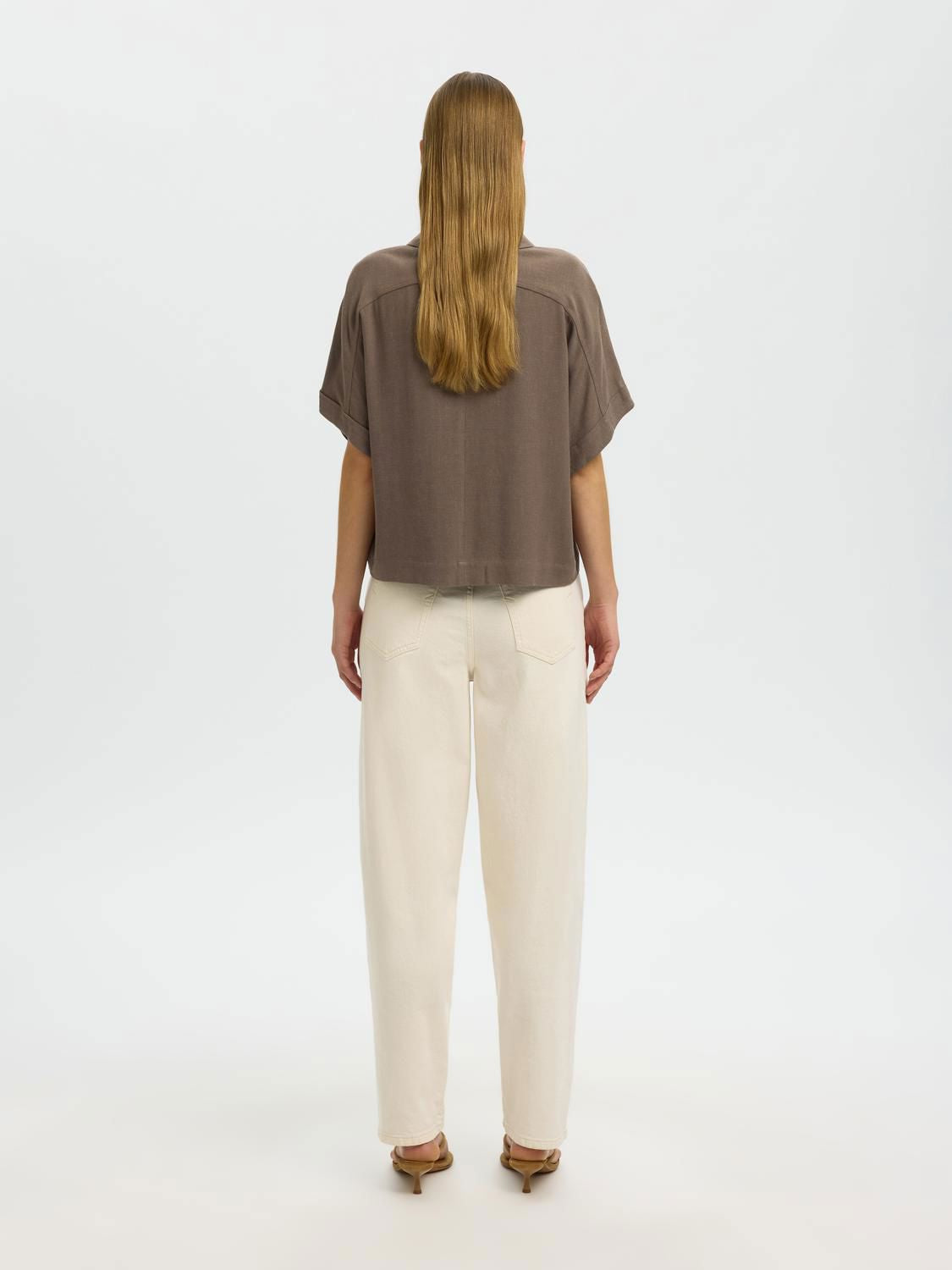 Slwviva Ss Cropped Sun Shirt Noos