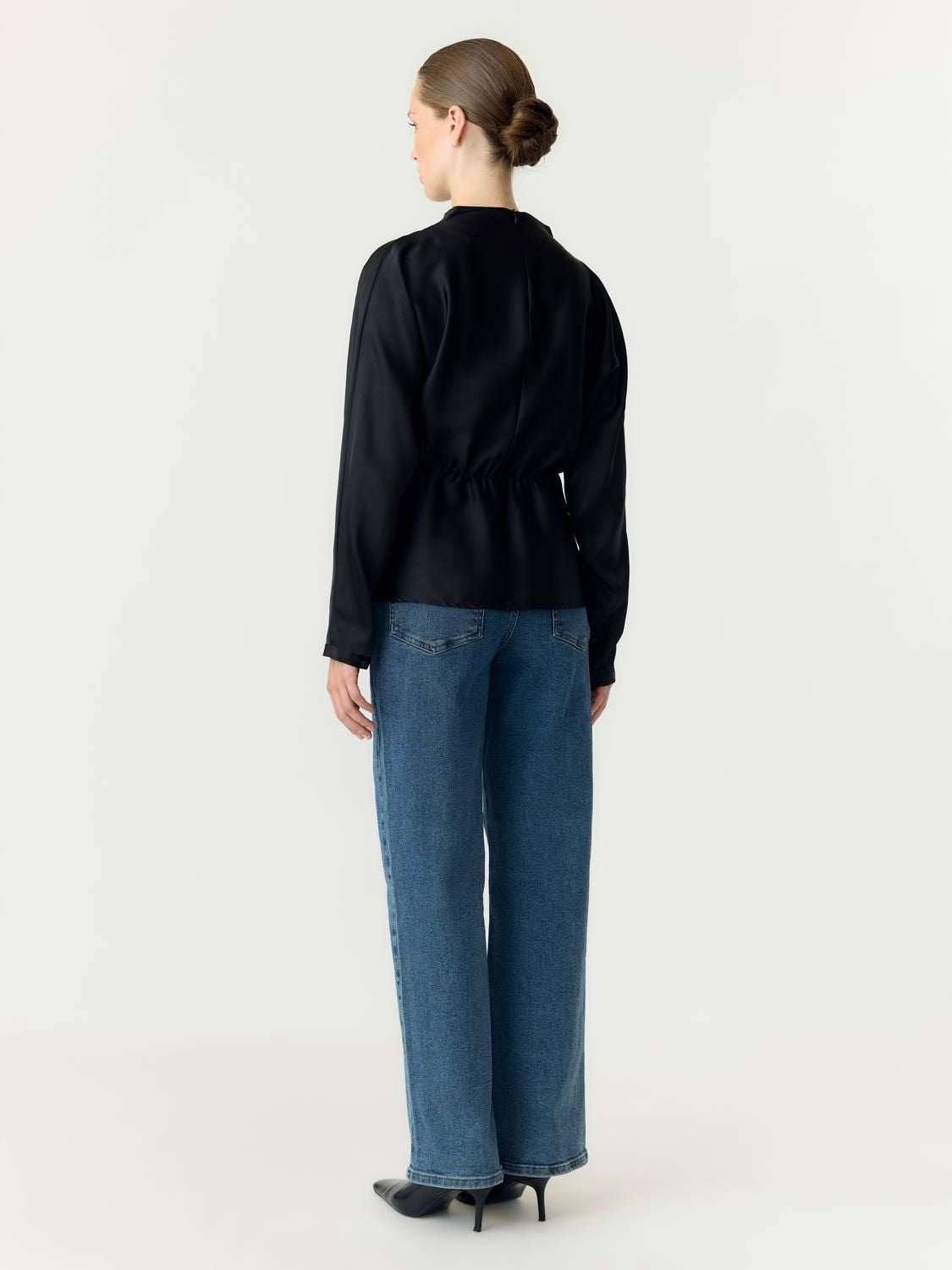 Yaspella Ls Funnel Neck Top S. Noos