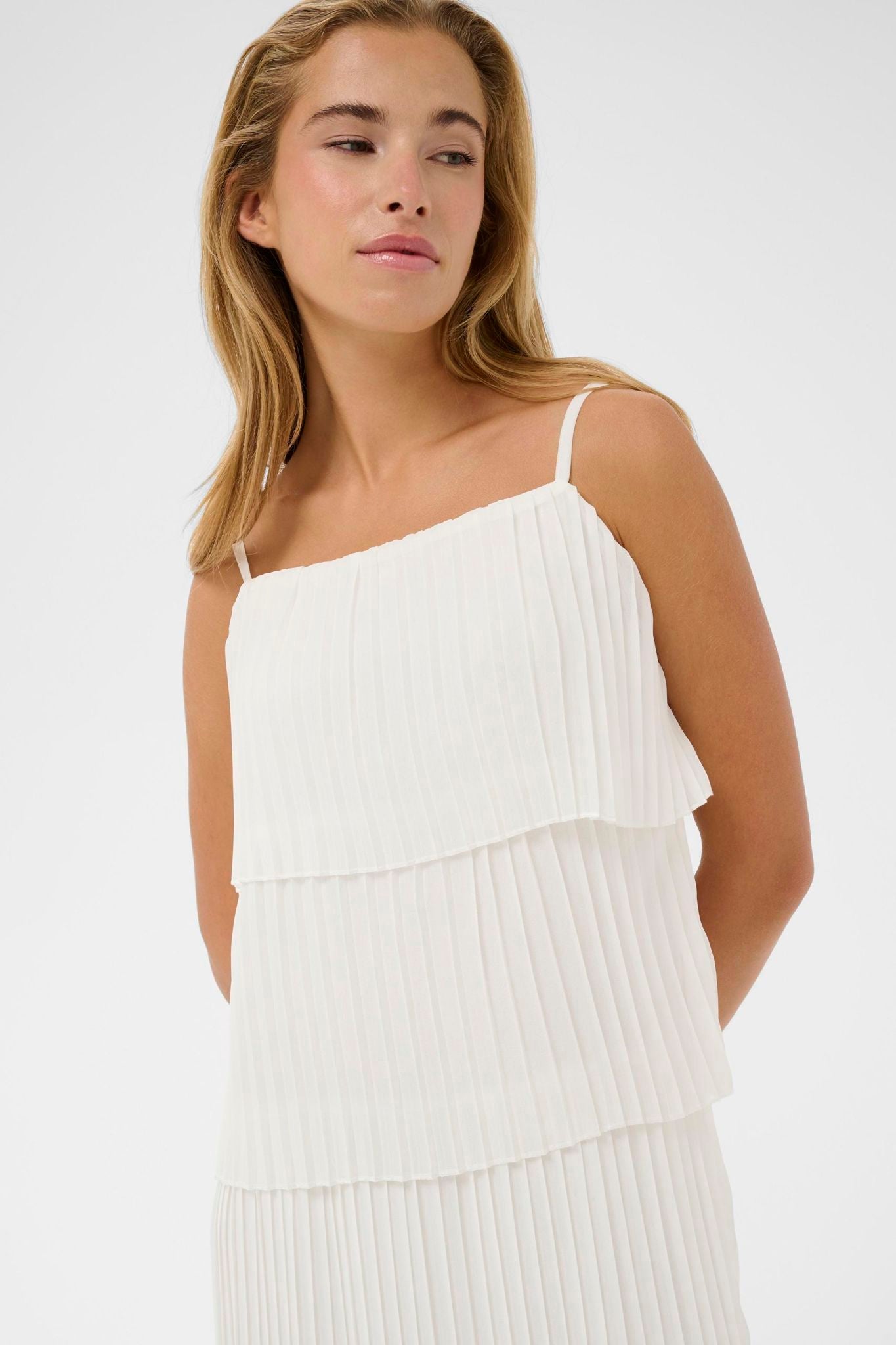 Kakiera Plissé Dress