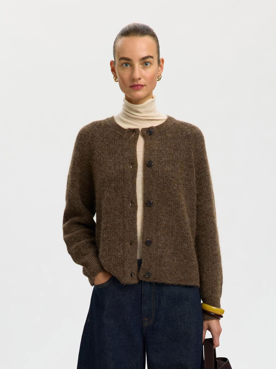 Slwlulu Ls Knit Short Cardigan Noos