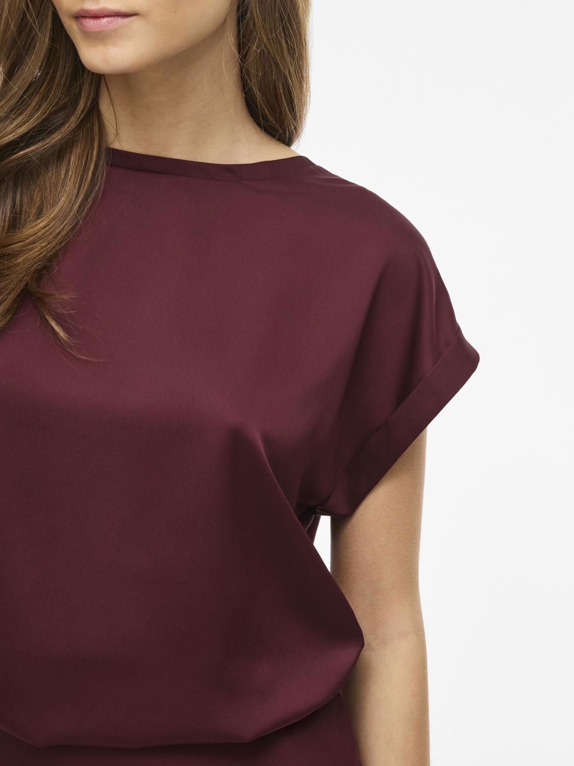 Viellette S/s Satin Top - Noos