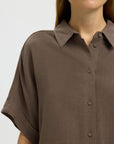 Slwviva Ss Cropped Sun Shirt Noos