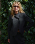 Tiria Slim Pinstripe Blazer