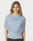 Cottuna Dot Drapy Mesh Top