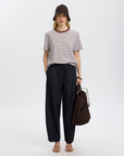 Slwessential Ss Striped Boxy Tee Noos