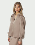 Rosslyn Heavy Sateen Blouse