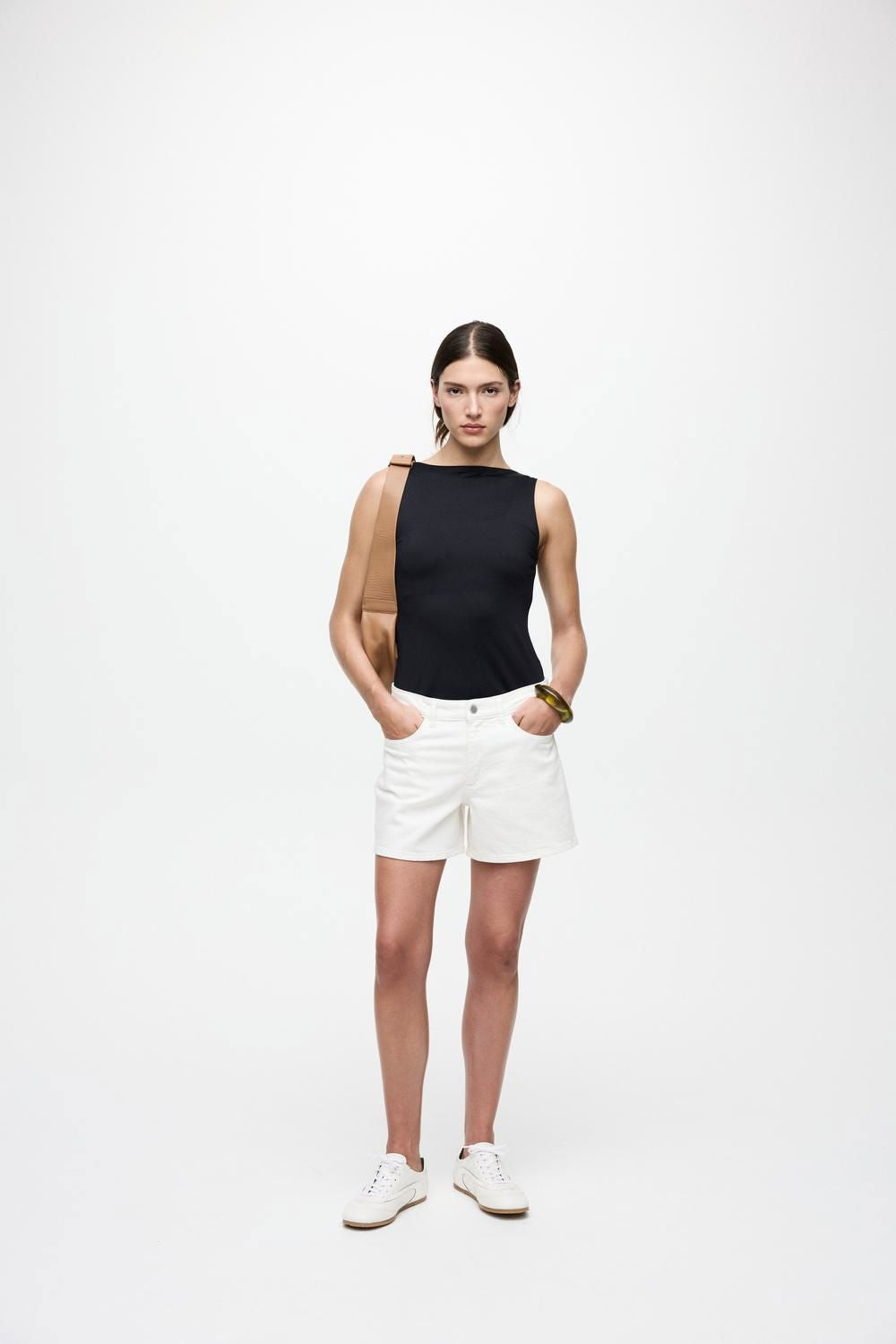 Vikenza U-Neck S/l Tank Top Rev - Noos
