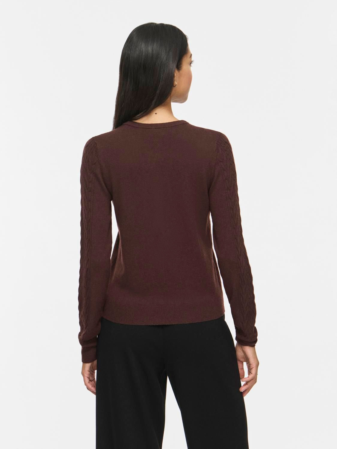 Vikerry Cable L/s Knit Cardigan-Noos