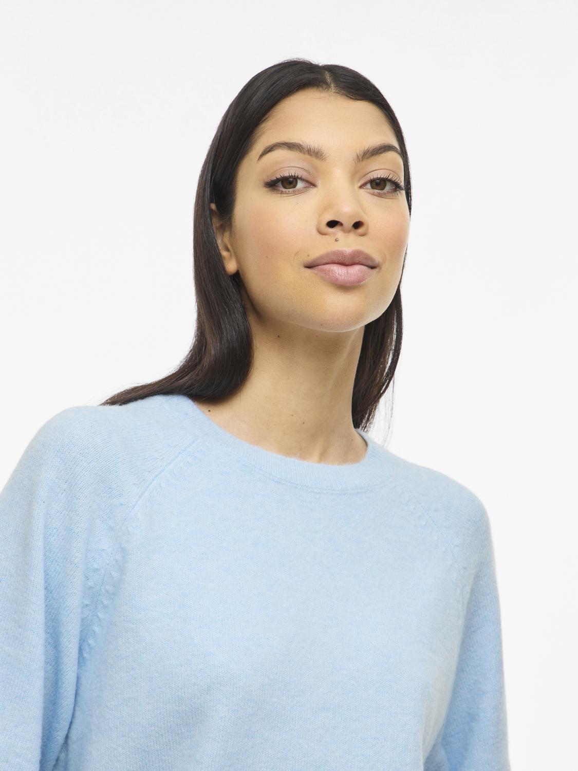 Viliga 2/4 O-Neck Knit Top - Noos